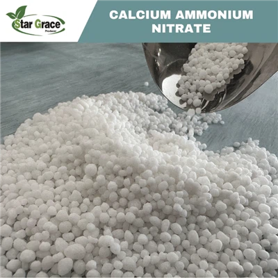 Utilisation de nitrate d'ammonium et de calcium