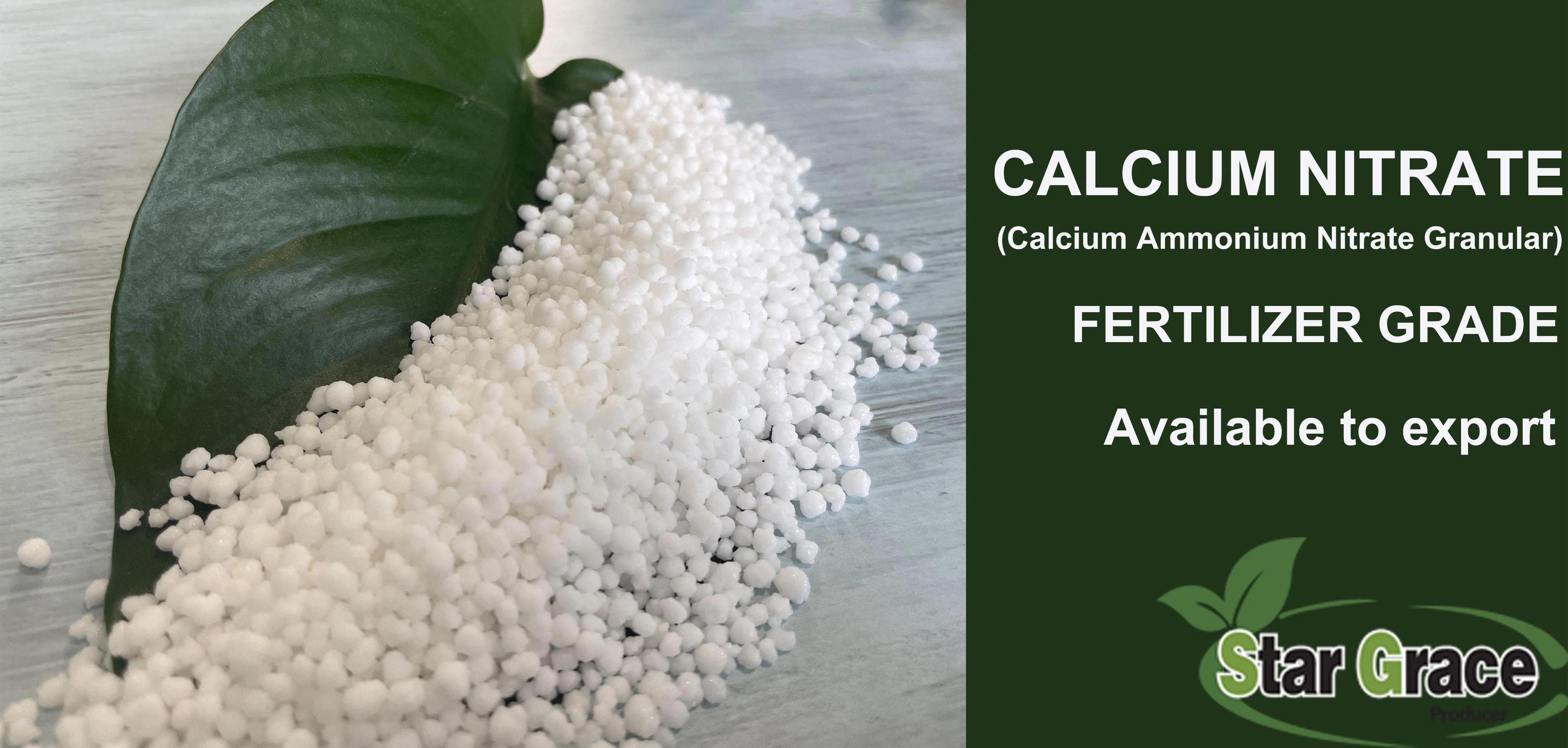 Le nitrate de calcium et d'ammonium est disponible à l'exportation !