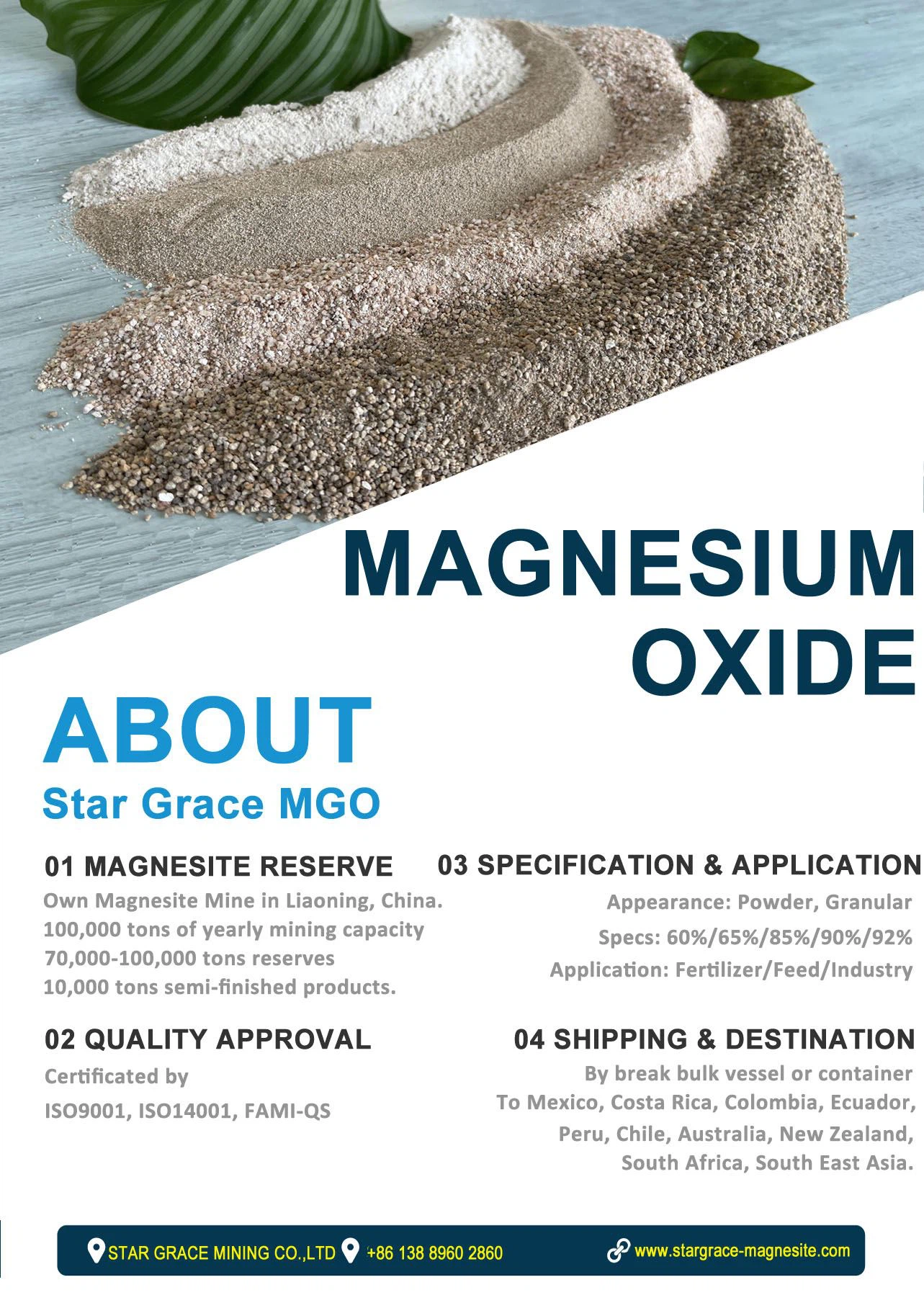 OXYDE DE MAGNÉSIUM -STAR GRACE MGO